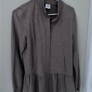 CAbi Taupe Knit Cardigan